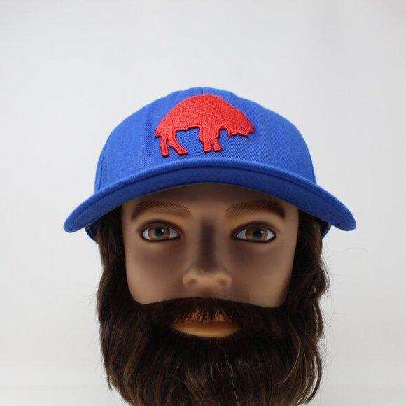 Buffalo Bills Hat Mens Large - XL Blue Reebok Gridiron Classic NFL Baseball Cap - Picture 2 of 10